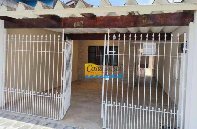 Casa com 2 dormitórios à venda, 75 m² por r$ 430.000,00 - caiçara - praia grande/sp