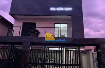 Sobrado com 2 dormitórios à venda, 52 m² por r$ 370.000,00 - mirim - praia grande/sp