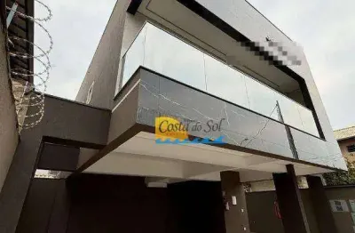 Sobrado com 2 dormitórios à venda, 56 m² por r$ 380.000,00 - mirim - praia grande/sp