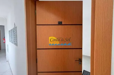 Apartamento com 2 dormitórios, vista mar, lazer completo, à venda, 71 m² por r$ 599.000 - canto do forte - praia grande/sp