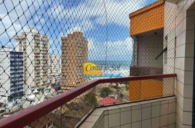 Cobertura com 3 dormitórios à venda, 121 m² por r$ 550.000,00 - ocian - praia grande/sp