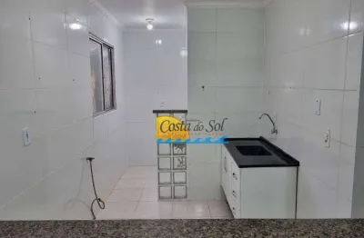 Apartamento com 2 dormitórios à venda, 53 m² por r$ 140.000,00 - vila antártica - praia grande/sp