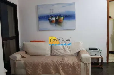 Apartamento com 2 dormitórios à venda, 64 m² por r$ 500.000 - jardim são miguel - guarujá/sp
