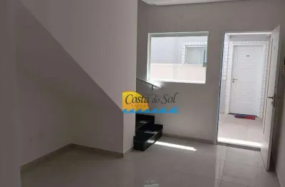 Sobrado com 2 dormitórios à venda por r$ 280.000,00 - vila tupiry - praia grande/sp