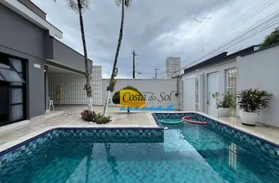 Casa com 2 dormitórios à venda, 120 m² por r$ 1.350.000 - jardim real - praia grande/sp