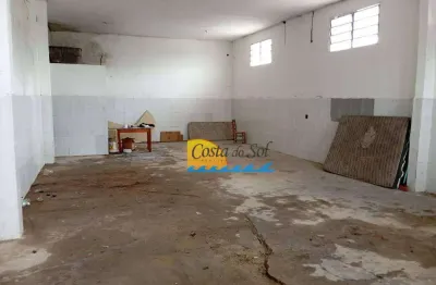 Loja para alugar, 258 m² por r$ 6.000/mês - maracanã - praia grande/sp