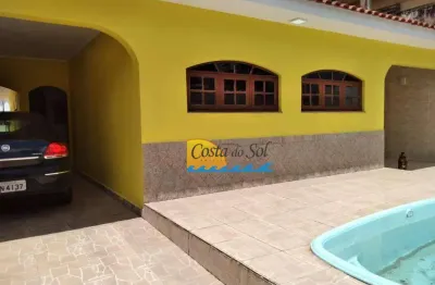Casa com 4 dormitórios à venda, 270 m² por r$ 800.000,00 - balneário flórida - praia grande/sp