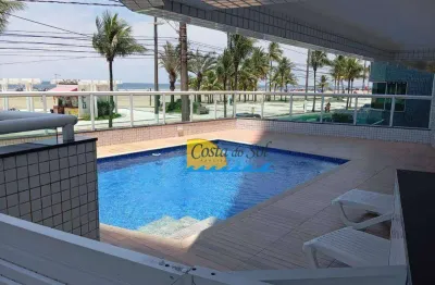 Apartamento com 3 dormitórios à venda, 123 m² por r$ 1.390.000 - vila guilhermina - praia grande/sp