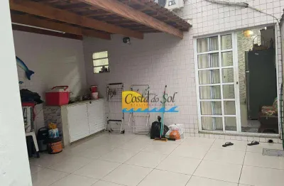 Casa com 2 dormitórios à venda, 140 m² por r$ 650.000,00 - vila guilhermina - praia grande/sp