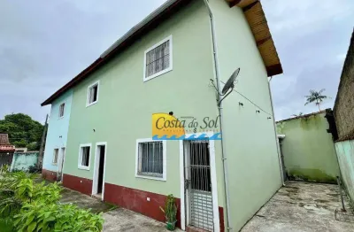 Sobrado com 2 dormitórios à venda, 66 m² por r$ 160.000,00 - jardim leonor - mongaguá/sp