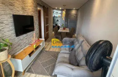 Apartamento com 2 dormitórios à venda, 67 m² por r$ 530.000,00 - vila assunção - praia grande/sp