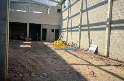 Galpão para alugar, 360 m² por r$ 15.000,00/mês - tude bastos (sítio do campo) - praia grande/sp