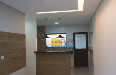 Sobrado com 2 dormitórios à venda, 56 m² por r$ 324.900,00 - mirim - praia grande/sp