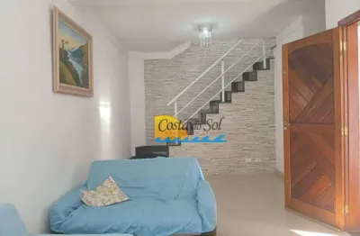 Sobrado com 3 dormitórios à venda, 132 m² por R$ 650.000,00 - Vila Guilhermina - Praia Grande/SP