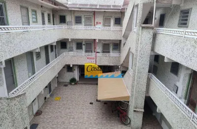 Kitnet com 1 dormitório à venda, 28 m² por r$ 190.000,00 - vila guilhermina - praia grande/sp