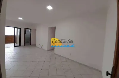Apartamento com 3 dormitórios para alugar, 86 m² por r$ 4.500,00 - vila guilhermina - praia grande/sp