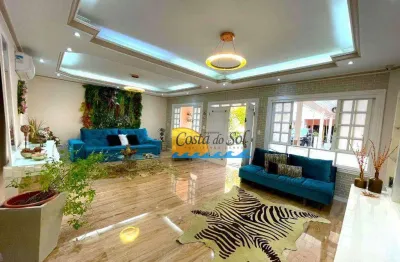 Casa com 3 dormitórios à venda, 346 m² por r$ 1.700.000,00 - ocian - praia grande/sp