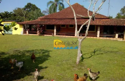 Chácara à venda, 198 m² por r$ 2.500.000,00 - balneário itaguaí - mongaguá/sp