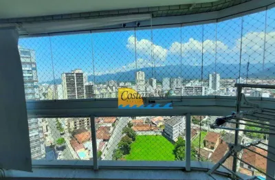 Apartamento com 3 dormitórios à venda, 160 m² por r$ 901.000,00 - vila caiçara - praia grande/sp