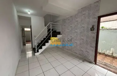 Casa com 2 dormitórios para alugar, 60 m² por r$ 1.807,54 - vila antártica - praia grande/sp