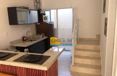Casa com 2 dormitórios à venda por r$ 290.000,00 - maracanã - praia grande/sp