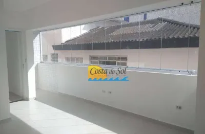 Apartamento com 1 dormitório à venda, 46 m² por r$ 348.000,00 - vila guilhermina - praia grande/sp