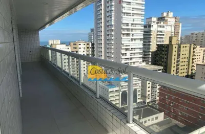 Apartamento com 3 dormitórios à venda, 133 m² por r$ 1.300.845,00 - canto do forte - praia grande/sp
