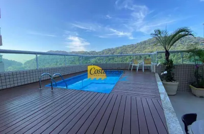 Cobertura com 3 dormitórios à venda, 150 m² por r$ 2.400.000,00 - canto do forte - praia grande/sp