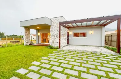 Casa em condomínio fechado com 3 quartos à venda na beira rio, s/n, 1, siriú, garopaba, 185 m2 por r$ 2.100.000
