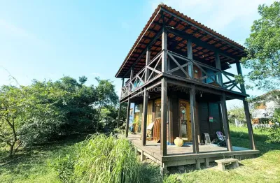 Casa com 2 quartos à venda na dos aguapés, 1900, ibiraquera, imbituba, 75 m2 por r$ 850.000