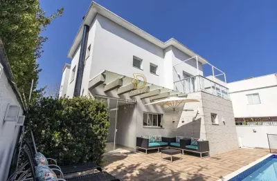 Casa em condomínio fechado com 4 quartos à venda na rua capitão leônidas marques, 883, jardim das américas, curitiba, 343 m2 por r$ 3.400.000
