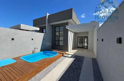 Casa nova 3 quadras do mar com piscina  -  matinhos