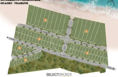 Loteamento villas do mar, 390,00m², guajiru, trairi/ce,