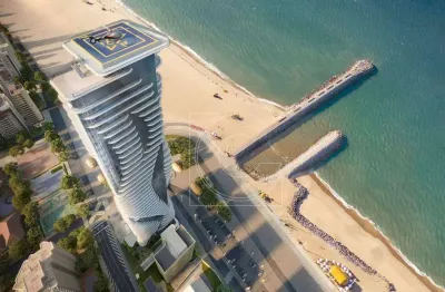 Wave beira mar, apartamento de luxo de 436m² e 654m², 4 suítes, 5 vagas, meireles, fortaleza/ce