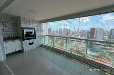 Ed. vila azinheira clube residencial, apartamento, 117,00m², 3 suítes, fátima, fortaleza/ce