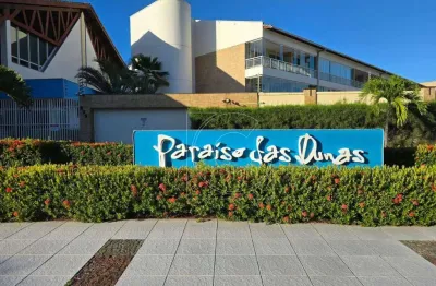 Paraíso das dunas, apartamento 100m², porto das dunas, aquiraz/ce