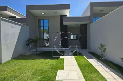 Casa plana solta, 108 m², 3 quartos, encantada eusébio/ce