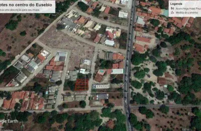 Terreno residencial/comercial, 624m²,centro, eusébio/ce.