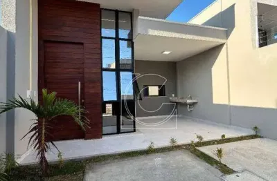 Casa plana moderna, 82,00m², 3 quartos, mangabeira, eusébio/ce.