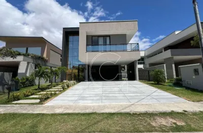 Alphaville fortaleza, casa/mansão, 389,59m², 5 suítes, cararu, fortaleza/ce