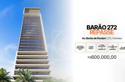 Apartamento com 1 quarto à venda na Avenida Barão de Studart, 272, Meireles, Fortaleza