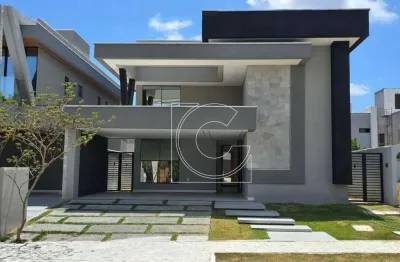 Cidade alpha terras 3, casa, 314,75m², alto padrão, alphaville, eusébio/ce