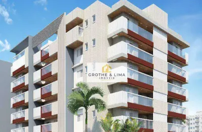 Apartamento com 2 dormitórios à venda, 70 m² - itaguá - ubatuba/sp