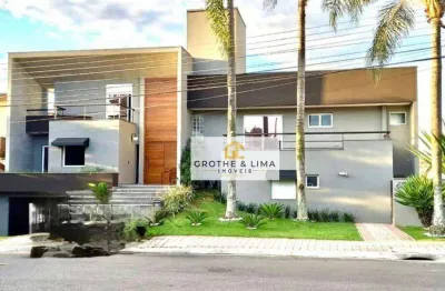Sobrado com 4 dormitórios à venda, 455 m² por r$ 3.500.000,00 - condomínio altos da serra i - são josé dos campos/sp