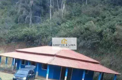 Chácara com 3 dormitórios à venda, 7000 m² por r$ 530.000,00 - são benedito - monteiro lobato/sp