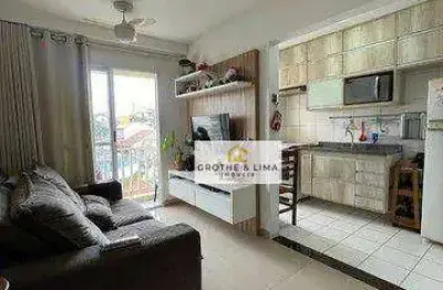 Apartamento com 2 dormitórios à venda, 50 m²- parque residencial flamboyant - são josé dos campos/sp