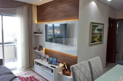 Apartamento com 2 dormitórios, 63 m² - venda por r$ 700.000,00 ou aluguel por r$ 4.860,00/mês - parque industrial - são josé dos campos/sp