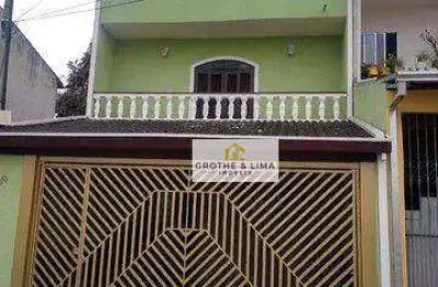 Sobrado com 4 dormitórios à venda, 198 m² por r$ 530.000,00 - altos da vila paiva - são josé dos campos/sp