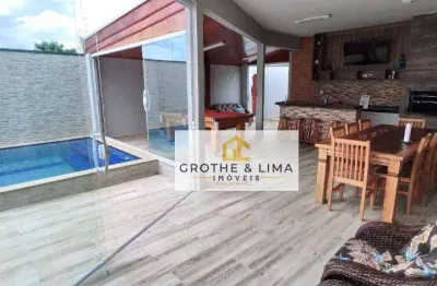 Oportunidade única! sobrado com piscina no condomínio terras do vale em caçapava/sp - ref. so157