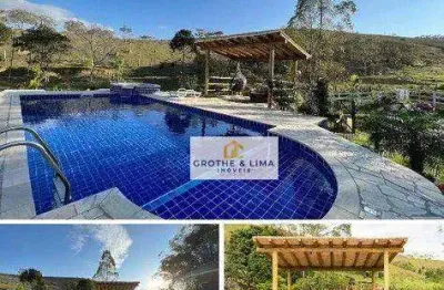 Chácara à venda, 2000 m² cameras de monitoramento , lago , poço artesiano, fogão a lenha  - são josé dos campos/sp